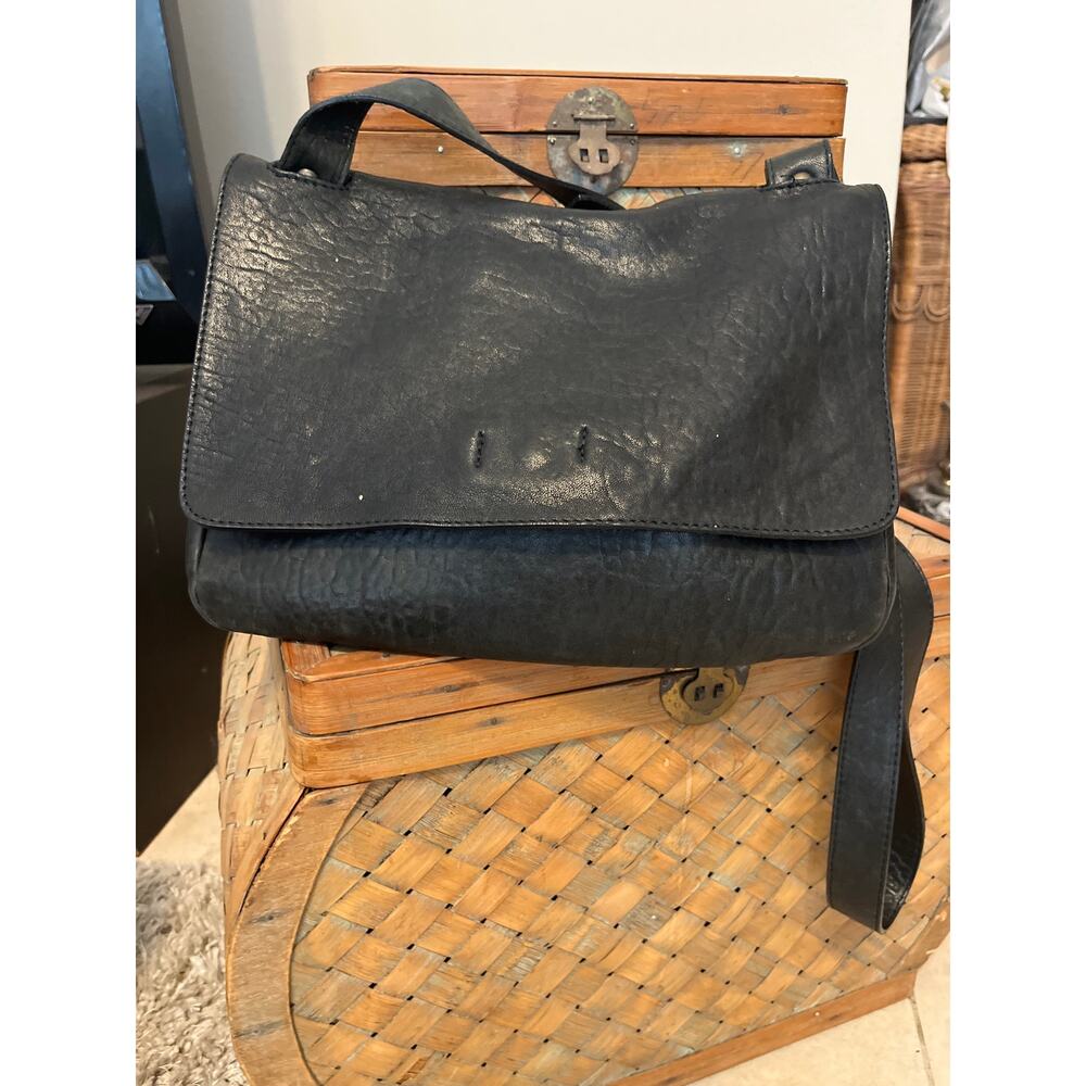 Maxon Collection Genuine Italian Leather Crossbody Messenger Bag